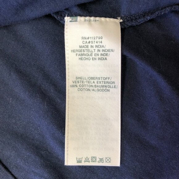 True Religion Navy & White Reverse Hem T-Shirt - Picture 4 of 10